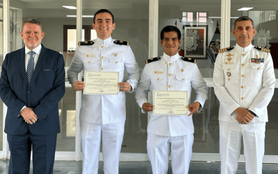 IMBS impulsa la excelencia formativa de la Marina de Guerra del Perú con dos becas integrales de posgrado